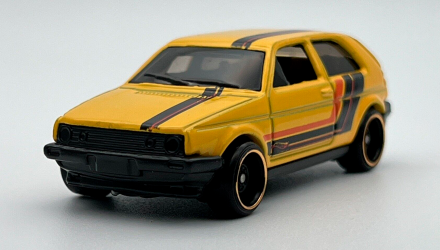 Машинка Базова Hot Wheels Volkswagen Golf MK2 Then and Now 1:64 FJY57 Yellow - Retromagaz, image 2