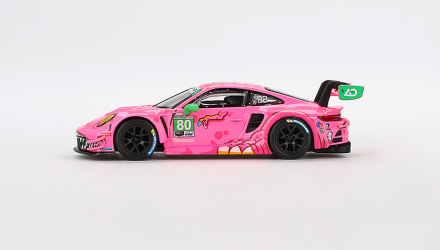 Машинка Premium MINI GT Porsche Porsche 911 GT3 R #80 AO Racing 2023 IMSA VIRginia Roxy 1:64 MGT00872-BL Pink - Retromagaz, image 3