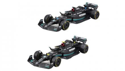 Машинка Bburago Mercedes-AMG F1 W14 E Performance 1:24 Black - Retromagaz, image 4
