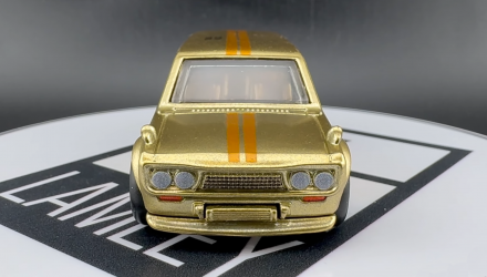 Машинка Premium Hot Wheels Datsun 510 Wagon Chase Japan Historics 1:64 JKF14 Gold - Retromagaz, image 4