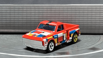 Машинка Базовая Hot Wheels '69 Chevy Pickup Art Cars 1:64 HCV74 Red - Retromagaz, image 2