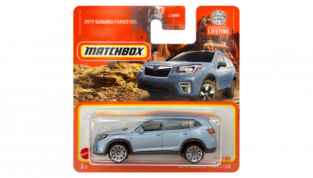 Машинка Большой Город Matchbox 2019 Subaru Forester Off-Road 1:64 HVP09 Light Blue - Retromagaz, image 1