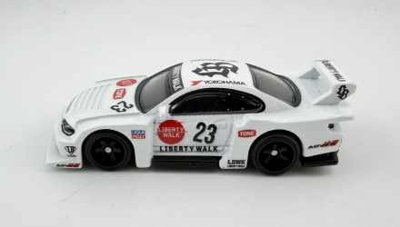 Машинка Premium Hot Wheels LB Super Silhouette Nissan Silvia (S15) Aerostyles 1:64 JKF34 White - Retromagaz, image 3