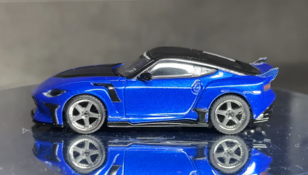 Машинка Premium Tarmac Works Nissan VeilSide FFZ400 Fairlady Z Blue GLOBAL64 1:64 T64G-074-BL Blue - Retromagaz, image 3