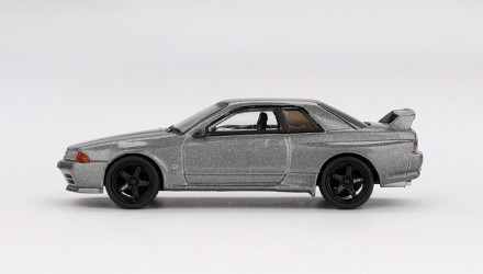 Машинка Premium MINI GT Nissan Skyline GT-R (NISMO BNR32 CRS Version) 1:64 MGT01024 Grey - Retromagaz, image 3