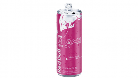 Набір Напій Енергетичний 4шт Red Bull Peach Edition Pink 250ml - Retromagaz, image 2
