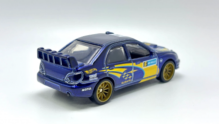 Машинка Базовая Hot Wheels Subaru Impreza WRX Super Treasure Hunt STH HW J-Imports 1:64 JJM23 Blue - Retromagaz, image 2