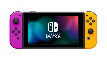 Консоль Nintendo Switch HAC-001(-01) 32GB Neon Purple Neon Orange Б/У Хороший - Retromagaz, image 1