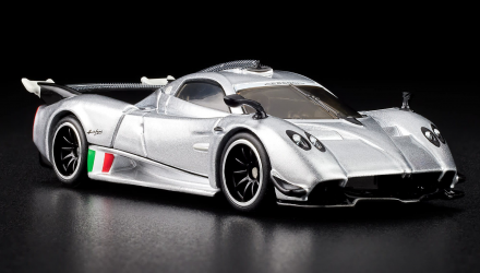 Машинка Premium Hot Wheels '21 Pagani Huayra R Red Line Club RLC 1:64 JCP22 Silver - Retromagaz, image 1
