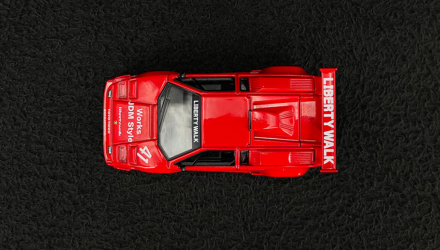 Машинка Premium MINI GT Lamborghini Countach LB-WORKS 1:64 MGT01100 Red - Retromagaz, image 6