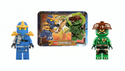 Конструктор Lego Фигурка Jay vs. Mutation Monster Metal Box Ninjago L0002214 njo0998 njo1044 Новый - Retromagaz, image 4