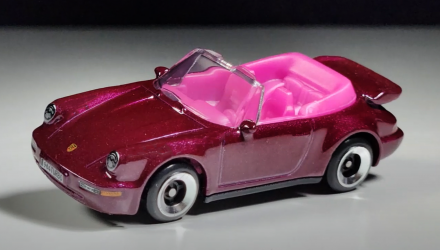 Машинка Базова Hot Wheels Porsche Porsche 911 Turbo Cabriolet Then and Now 1:64 HYW37 Pink - Retromagaz, image 5