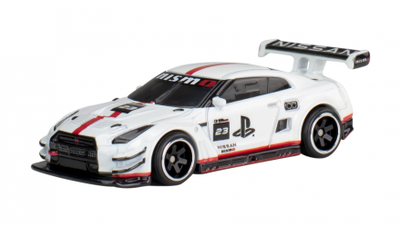 Машинка Premium Hot Wheels Nissan GT-R NISMO GT3 Gran Turismo Pop Culture 1:64 HVJ34 White - Retromagaz, image 2