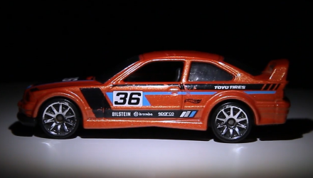 Тематическая Машинка Hot Wheels BMW E36 M3 Race BMW 1:64 DJM82 Orange - Retromagaz, image 4