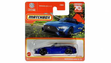 Машинка Велике Місто Matchbox Mercedes-AMG SL 63 Highway 1:64 HKW29/HLD46 Blue - Retromagaz, image 1