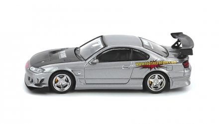 Машинка Premium INNO64 TOP SECRET Silvia (S15) 1:64 IN64-S15TS-SIL Silver - Retromagaz, image 3