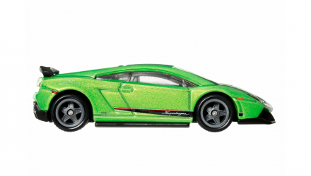 Машинка Premium Hot Wheels Lamborghini Gallardo LP 570-4 Superleggera Boulevard 1:64 JHW28 Green - Retromagaz, image 3