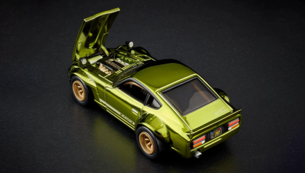 Машинка Premium Hot Wheels Nissan Custom '72 Datsun 240Z Red Line Club RLC 1:64 JCP26 Green - Retromagaz, image 6
