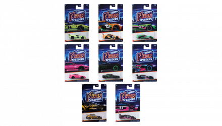 Набір Тематична Машинка Hot Wheels Neon Speeders HLH72 2024-2 8шт - Retromagaz, image 9