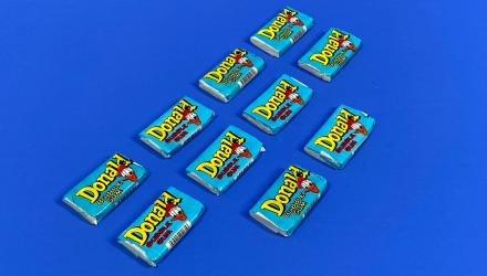 Набор Жевательная Резинка Donald Bubble Gum 10шт Red Blue Yellow Green 4,5g - Retromagaz, image 4