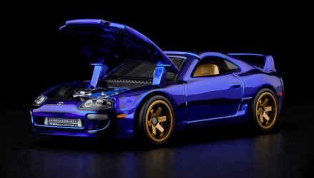 Машинка Premium Hot Wheels 1997 Toyota Supra Red Line Club RLC 1:64 HWF07 Blue - Retromagaz, image 1