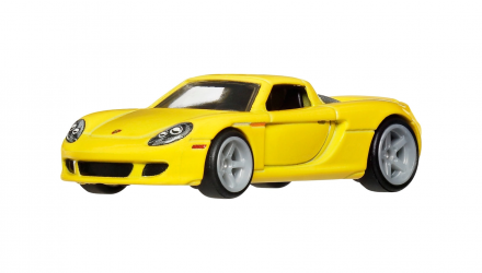 Машинка Premium Hot Wheels Porsche Porsche Carrera GT Timeless Icons 1:64 JBK91 Yellow - Retromagaz, image 1