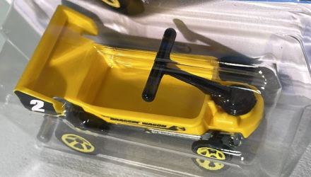 Машинка Базовая Hot Wheels Draggin' Wagon Treasure Hunts Ride-Ons 1:64 HTF21 Yellow - Retromagaz, image 4