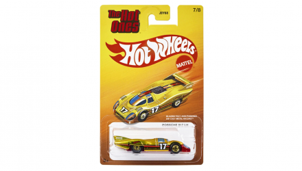 Тематическая Машинка Hot Wheels Porsche 917 LH The Hot Ones 1:64 JBY75 Yellow - Retromagaz, image 1