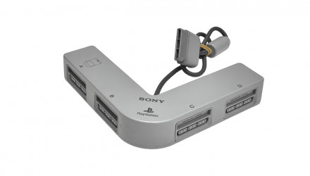 Multitap Sony PlayStation 1 SCPH-1070 4P Grey 0.3m Б/У - Retromagaz, image 1