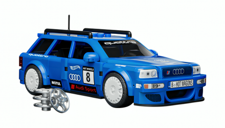 Конструктор Hot Wheels Brick Shop Speed Audi Avant RS2 253 деталей JGR28 Blue - Retromagaz, image 5