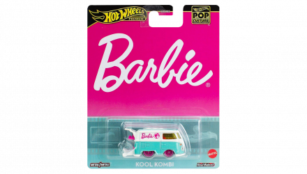 Машинка Premium Hot Wheels Kool Kombi Barbie Pop Culture 1:64 HXD96 White - Retromagaz, image 1