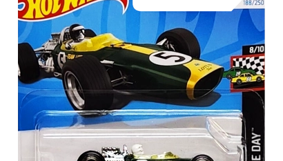 Машинка Базова Hot Wheels '67 Lotus Type 49 Race Day 1:64 HRY76 Green - Retromagaz, image 1