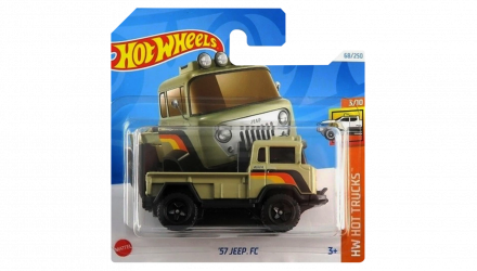 Машинка Базовая Hot Wheels '57 Jeep FC Hot Trucks 1:64 HTC30 Brown - Retromagaz, image 1