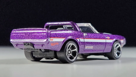 Машинка Базовая Hot Wheels '69 Shelby GT-500 Muscle Mania 1:64 HKJ50 Purple - Retromagaz, image 3