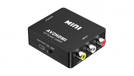 Адаптер RMC для PlayStation 3 2 1 Xbox 360 Original Wii GameCube N64 NES SNES Sega 3RCA - HDMI + Mini-USB Black - Retromagaz, image 1
