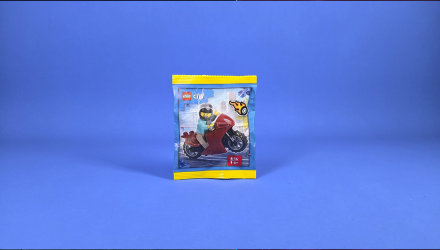 Конструктор Lego Фигурка Stunt Driver with Motorcycle Paper Bag City L0002222 cty2003 Новый - Retromagaz, image 1