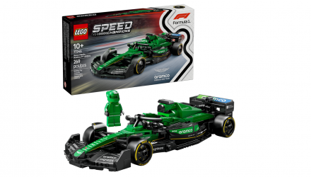 Конструктор Lego Автомобиль для Гонки Aston Martin Aramco F1 AMR24 Speed Champions 77245 Новый - Retromagaz, image 1