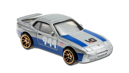 Машинка Базовая Hot Wheels '89 Porsche 944 Turbo Magnus Walker Turbo 1:64 GRY56 Silver - Retromagaz, image 2