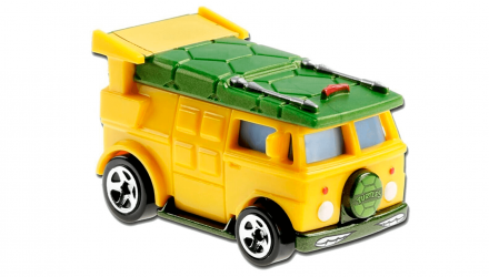 Машинка Базова Hot Wheels Teenage Mutant Ninja Turtles Party Wagon Screen Time 1:64 GRX96 Yellow - Retromagaz, image 2