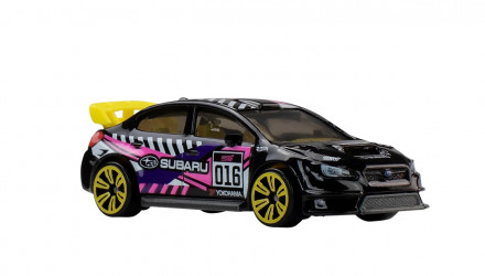 Тематична Машинка Hot Wheels 2016 Subaru WRX STI Neon Speeders 1:64 JKY06 Black - Retromagaz, image 1