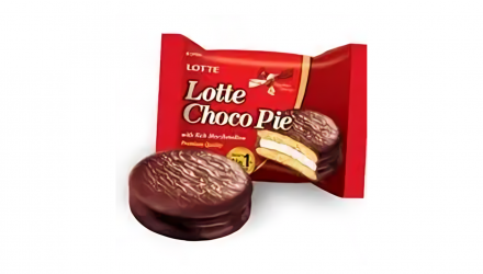 Набор Пирожные 2шт Lotte Чокопай Choco Pie (12 шт) 336g 250ml - Retromagaz, image 4