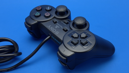 Набор Консоль Sony PlayStation 2 Slim SCPH-7xxx Chip Black Б/У  + Геймпад Проводной DualShock 2 - Retromagaz, image 6