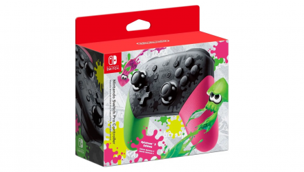 Геймпад Бездротовий Nintendo Switch Pro Controller Splatoon 2 Limited Edition Black Новий - Retromagaz, image 4