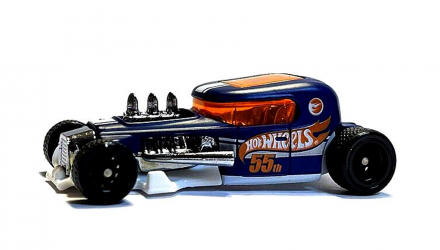 Машинка Базова Hot Wheels Mod Rod Treasure Hunts 55 Race Team 1:64 HKL00 Blue - Retromagaz, image 1