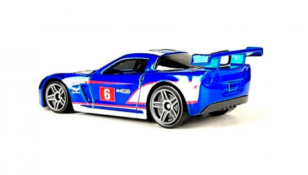 Машинка Базовая Hot Wheels Corvette C6R Then and Now 1:64 HCV35 Blue - Retromagaz, image 5