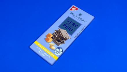 Шоколад Молочний Millennium Very Peri Молочний з Арахісом та Солоною Карамеллю 85g - Retromagaz, image 3