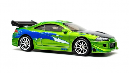 Машинка Premium Hot Wheels Mitsubishi 1995 Mitsubishi Eclipse Fast & Furious 1:64 JHW68 Green - Retromagaz, image 3