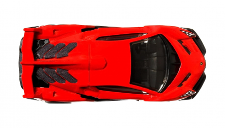 Машинка Premium Hot Wheels Lamborghini Veneno Speed Machines 1:64 HKC41 Red - Retromagaz, image 5