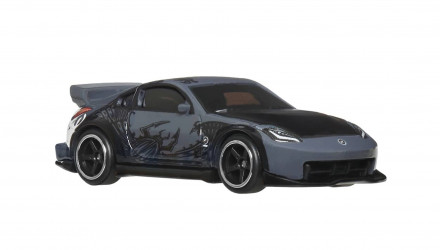 Машинка Premium Hot Wheels Nissan 350Z Custom Fast & Furious 1:64 JHW79 Black - Retromagaz, image 4