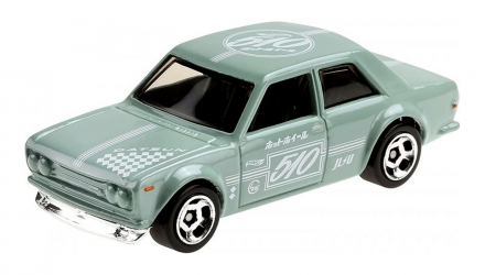 Машинка Базовая Hot Wheels '71 Datsun 510 J-Imports 1:64 GTB02 Green - Retromagaz, image 2